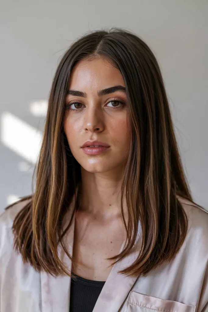 Hot Baddie Hairstyles Latina Straight hair Looks You Need 6 6. Face Framing Straight Cut
