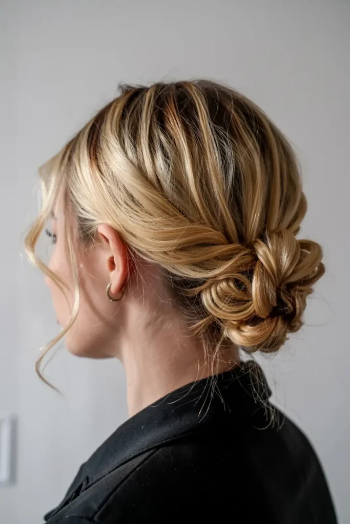 6. Sleek French Twist 1