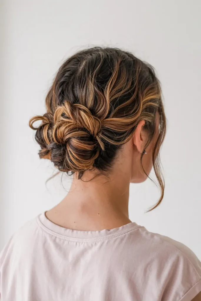 8. Face Framing Tendril Updo