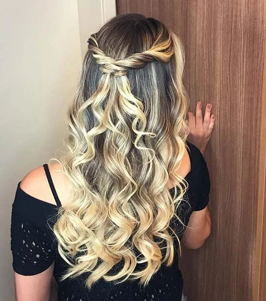 Twisted Half-Up Hair