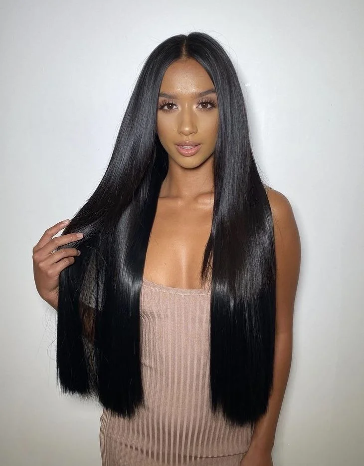 15 Hot Baddie Hairstyles Latina Straight hair Looks You Need 17 Extra-Long Straight Hair