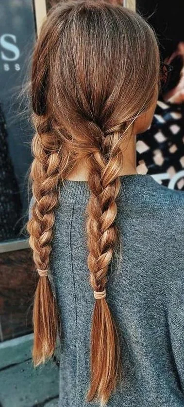 Two Low Pigtails