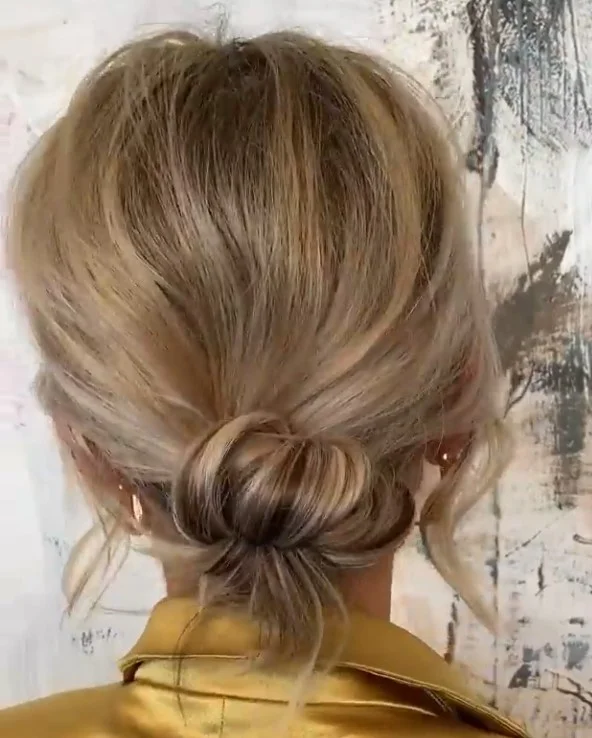 Messy Low Bun