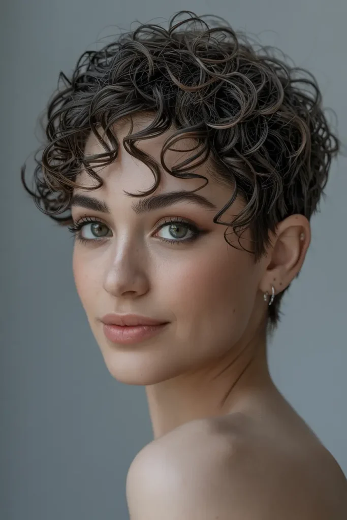 30 Best Curly Haircuts for Every Style and Length 1 1. Curly Pixie Cut