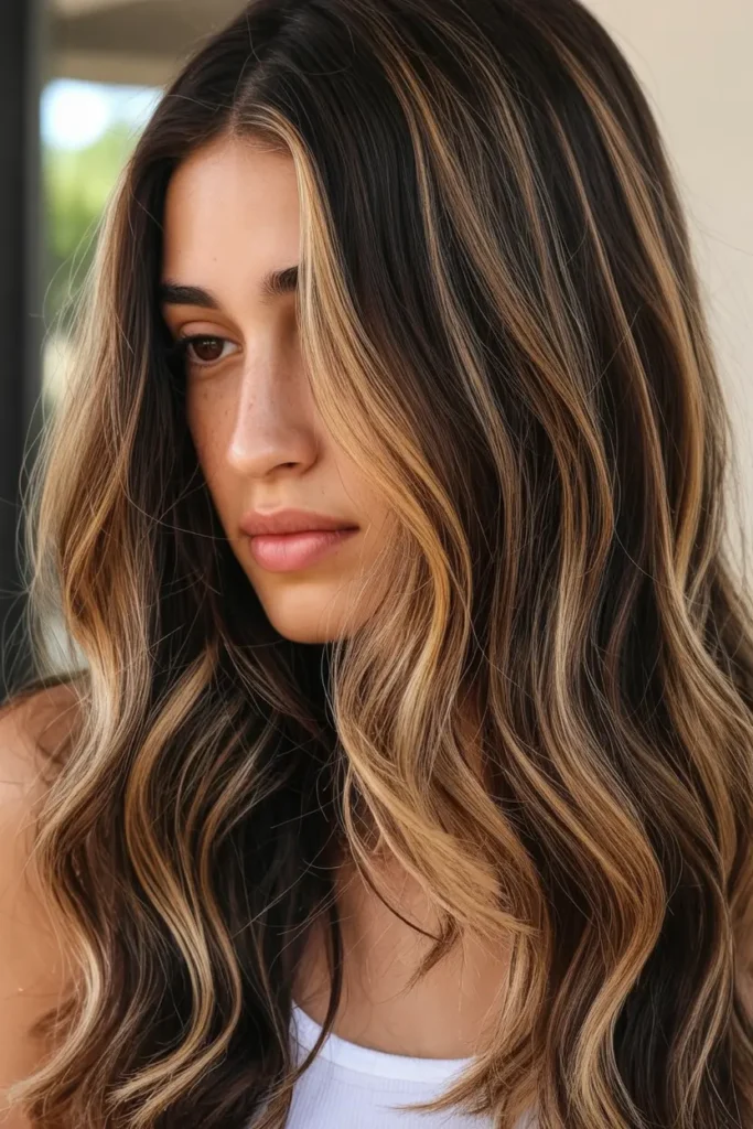 1. Honey Blonde Highlights