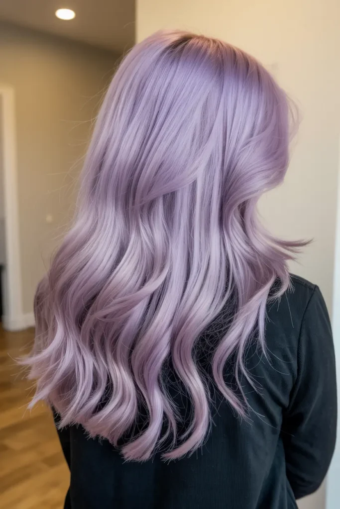 1. Pastel Light Purple Hair