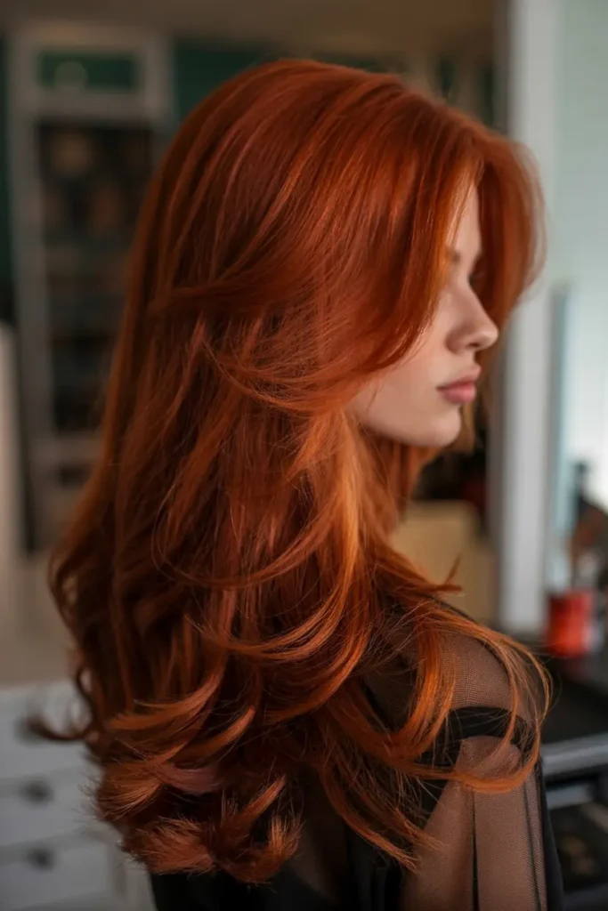 1. Pure Dark Ginger Hair