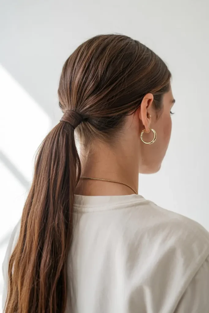1. Sleek High Ponytail 1