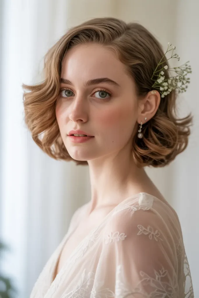 1. Soft Wavy Bob