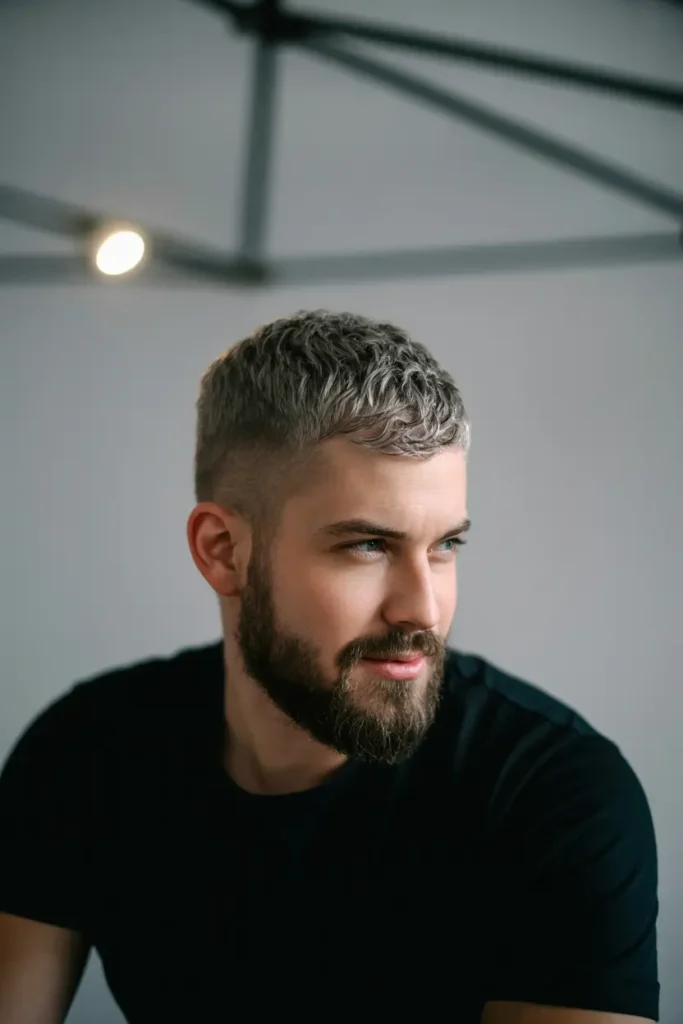 1. Textured Crop with Full Beard 2