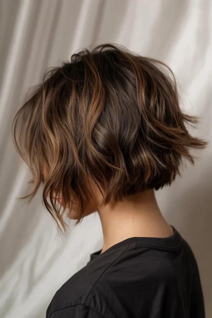 Messy Bob Hairstyles That Look Good on Everyone 1 1. Textured Messy Bob