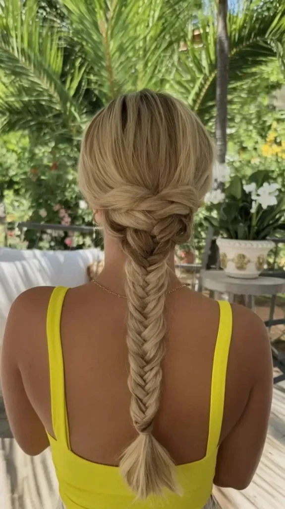 High Fishtail Braid
