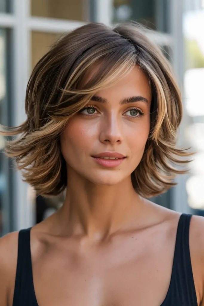 30 Feathered Bob Hairstyles That Are Totally Trending 10 10. Feathered Bob with Flipped Ends