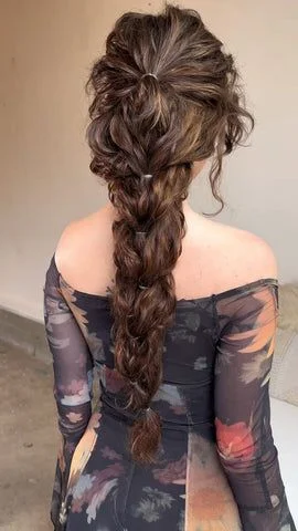 Wavy Messy Braid
