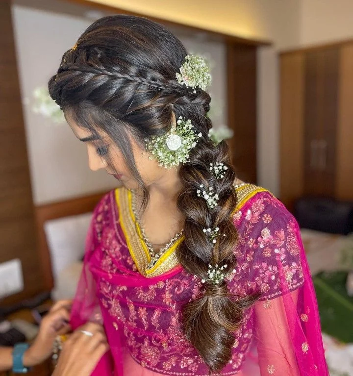 Braided Crown with Flowers