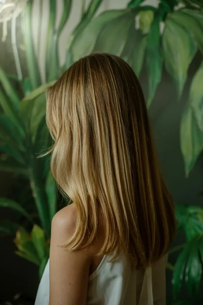 11. Ash Blonde with Lowlights