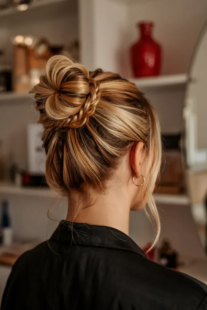 11. High Sleek Top Knot