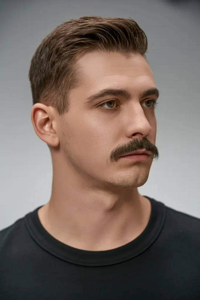 11. Short Boxed Mustache