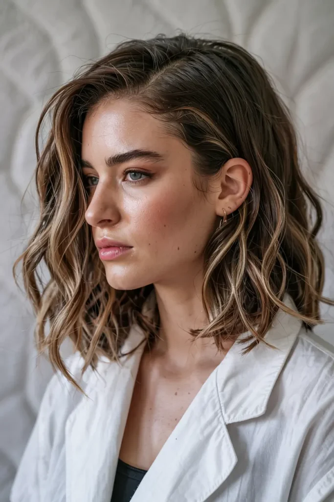 11. Side Swept Loose Waves