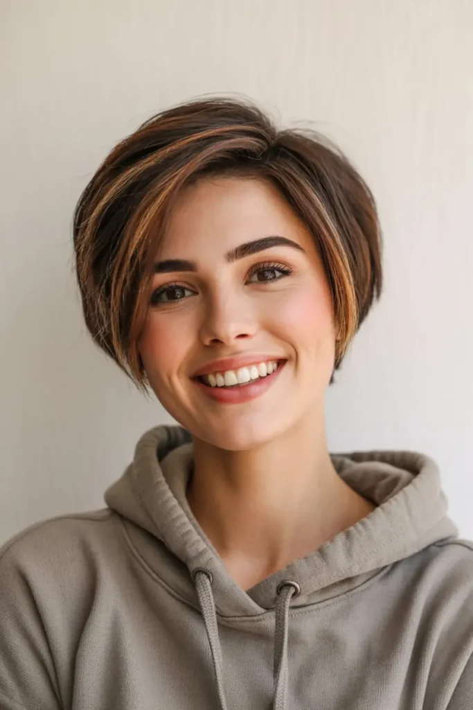 20 Pixie Cuts for All Face Shapes, Find Your Style 11 11. Sleek Pixie Bob
