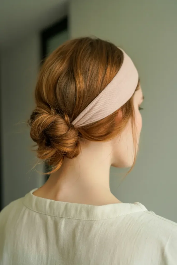 30 Easy Hairstyle Style Hacks for Every Hair Type 11 11. Use a Headband for an Effortless Updo