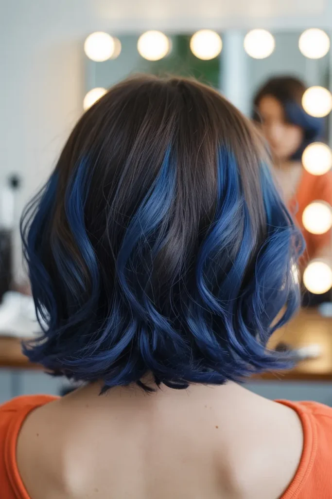 12. Dark Blue with Indigo Tips
