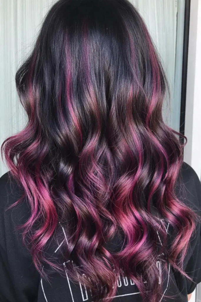 12. Dark Cherry with Burgundy Tips