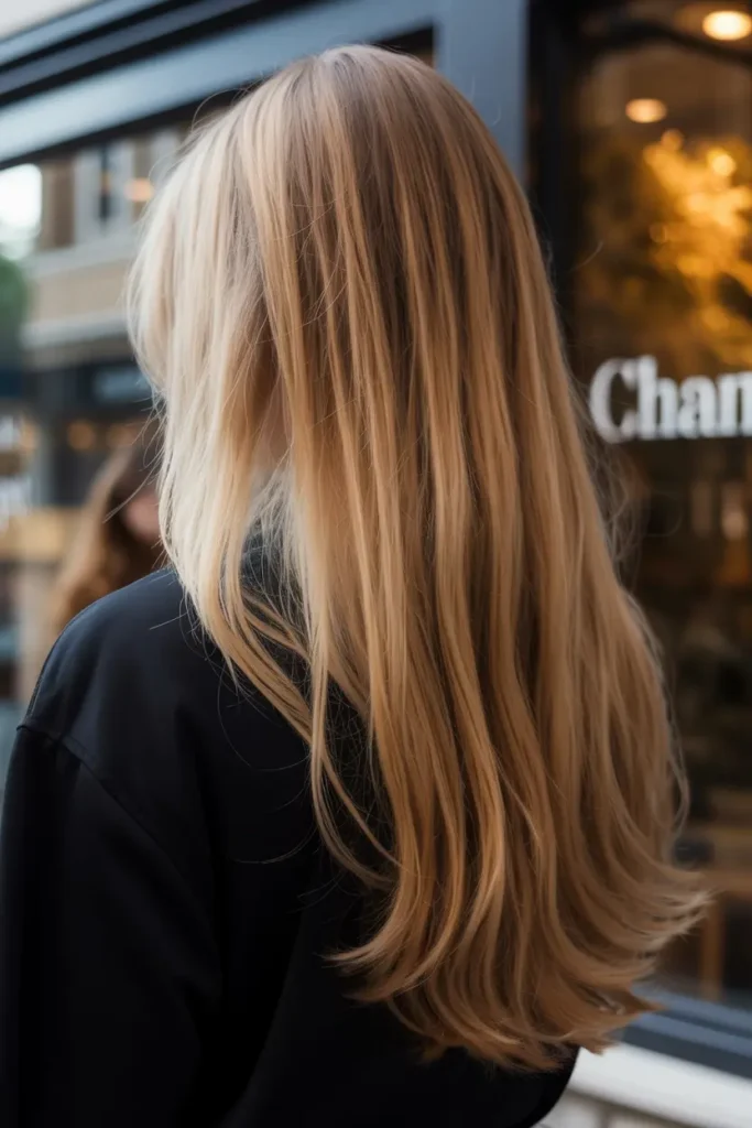 12. Dark Roots Blonde Highlights