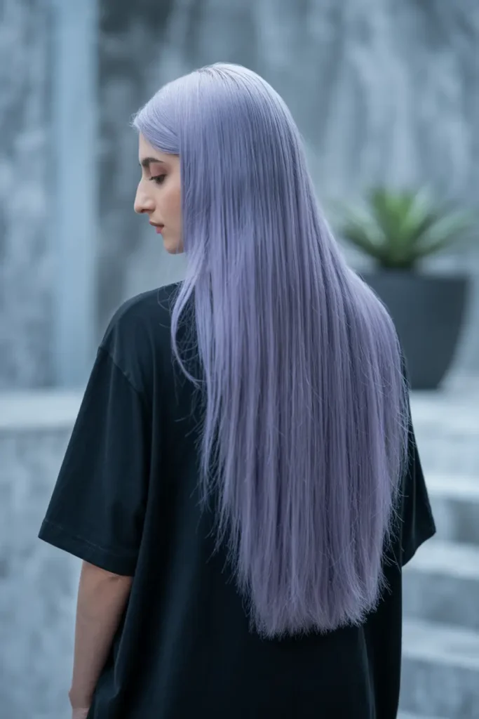 12. Frosty Lavender Hair