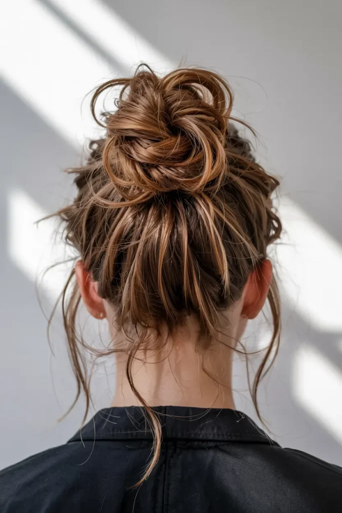 12. High Messy Bun
