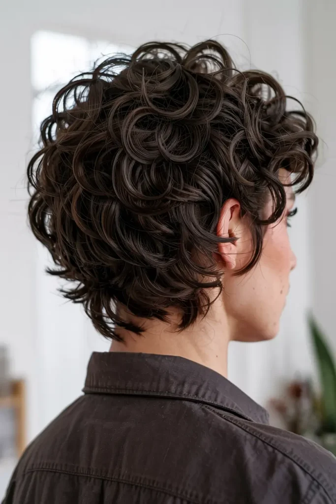 12. Pixie Cut Curly Wig 2