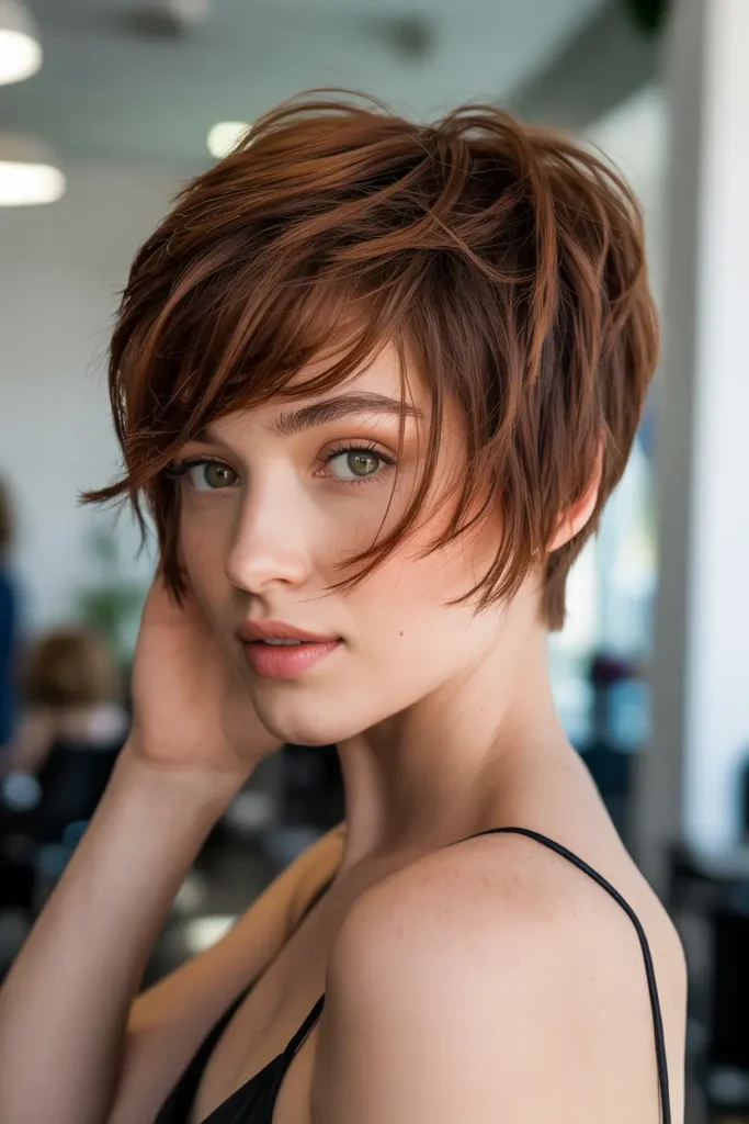 20 Pixie Cuts for All Face Shapes, Find Your Style 12 12. Razored Pixie Layers