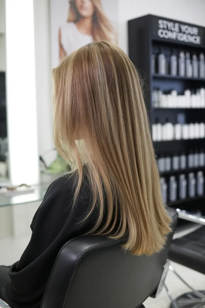 12. Sandy Blonde Streaks
