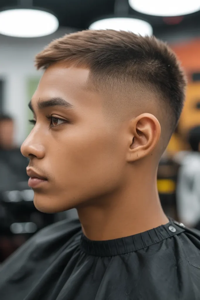 12. Short Crew Cut Style