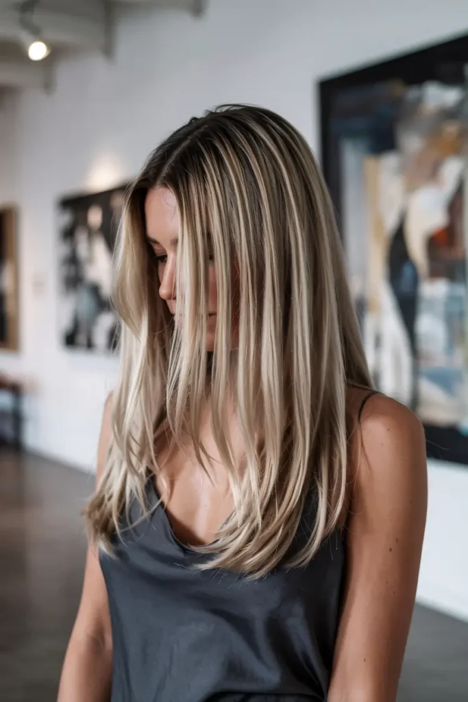 12. Smoky Icy Ash Blonde