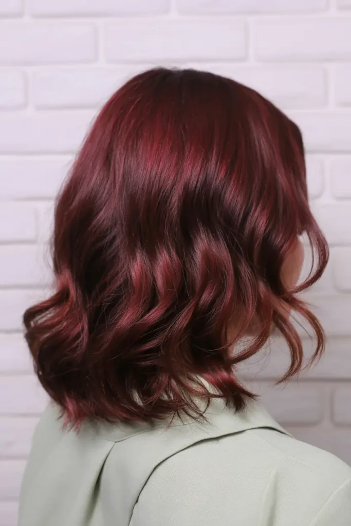 13. Cool Dark Burgundy Blend