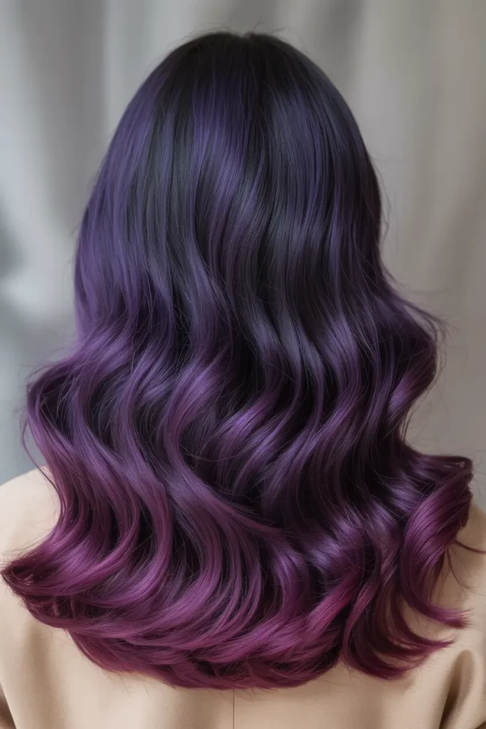 13. Eggplant Purple Ombre