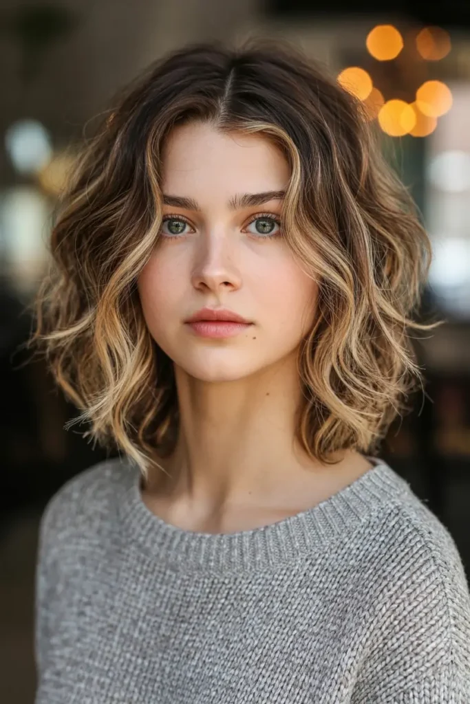 13. Face Framing Dark Blonde