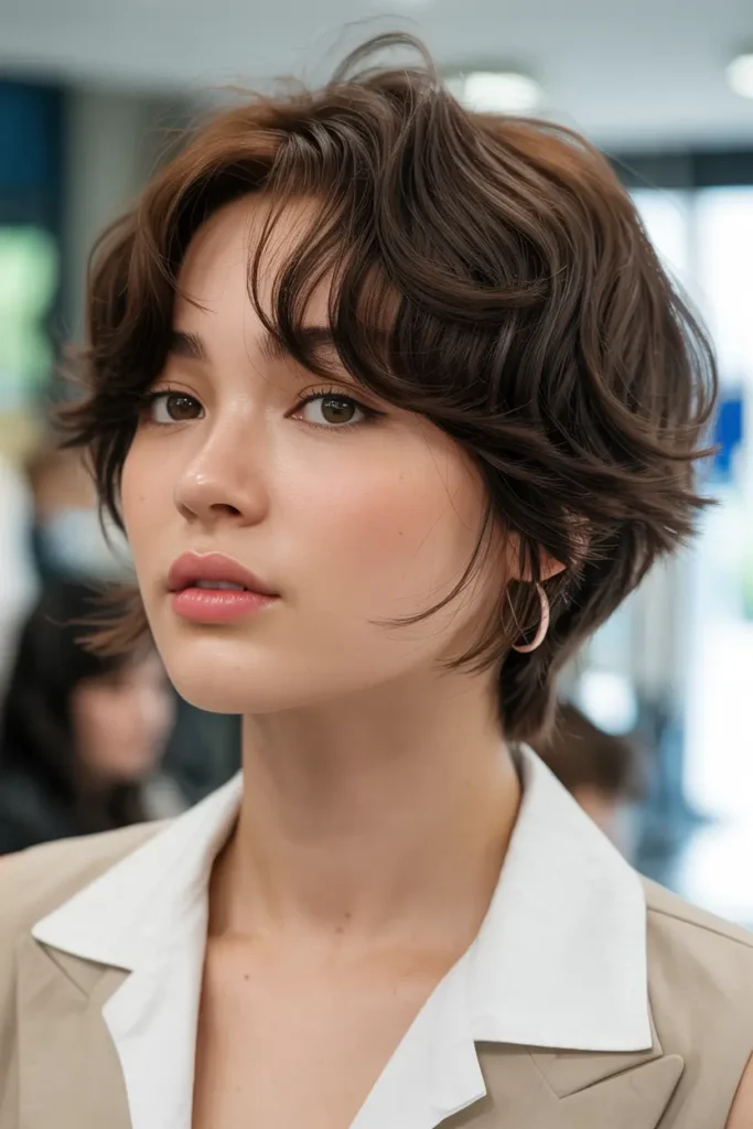 13. Korean Soft Mullet for Chubby Face