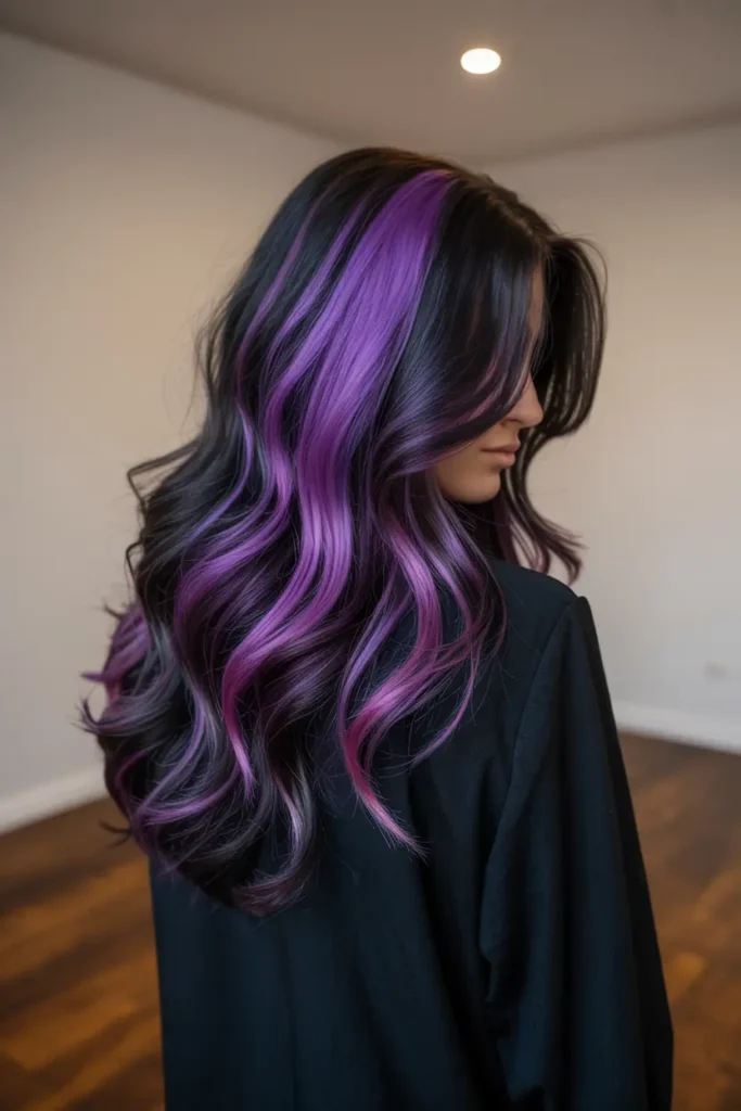 13. Neon Purple Highlight Pop