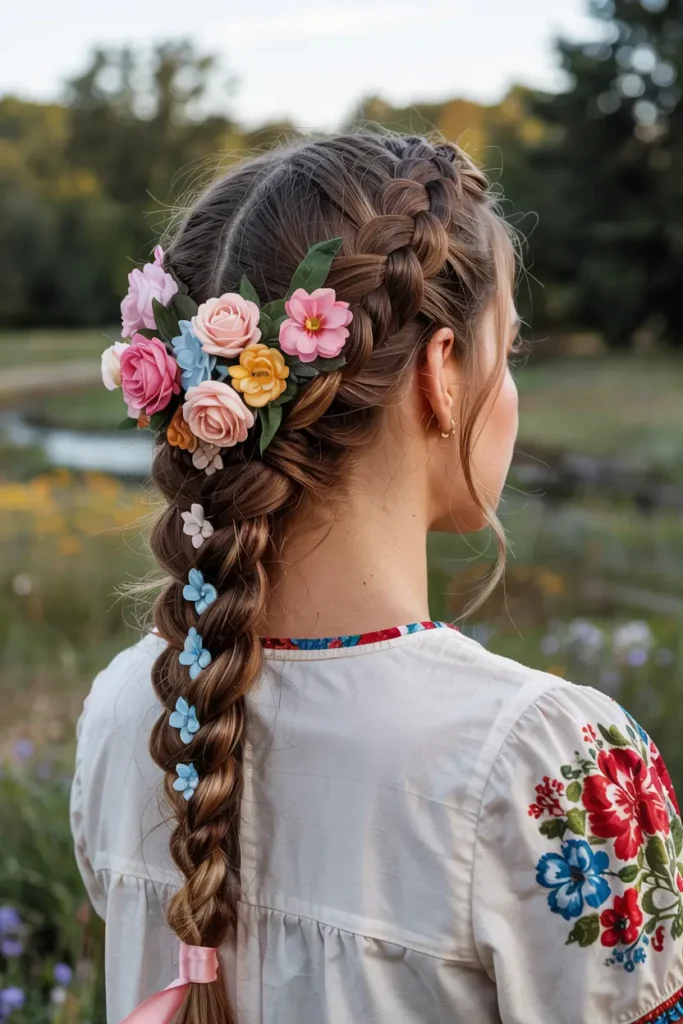 13. Russian Floral Braid