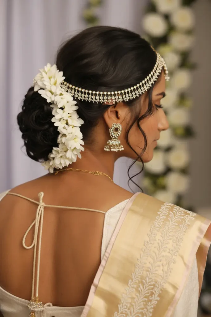 13. Soft Curls with Hair Chain