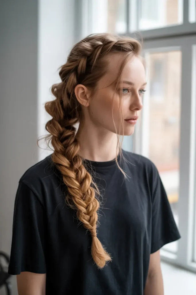 13. Undone Fishtail Braid