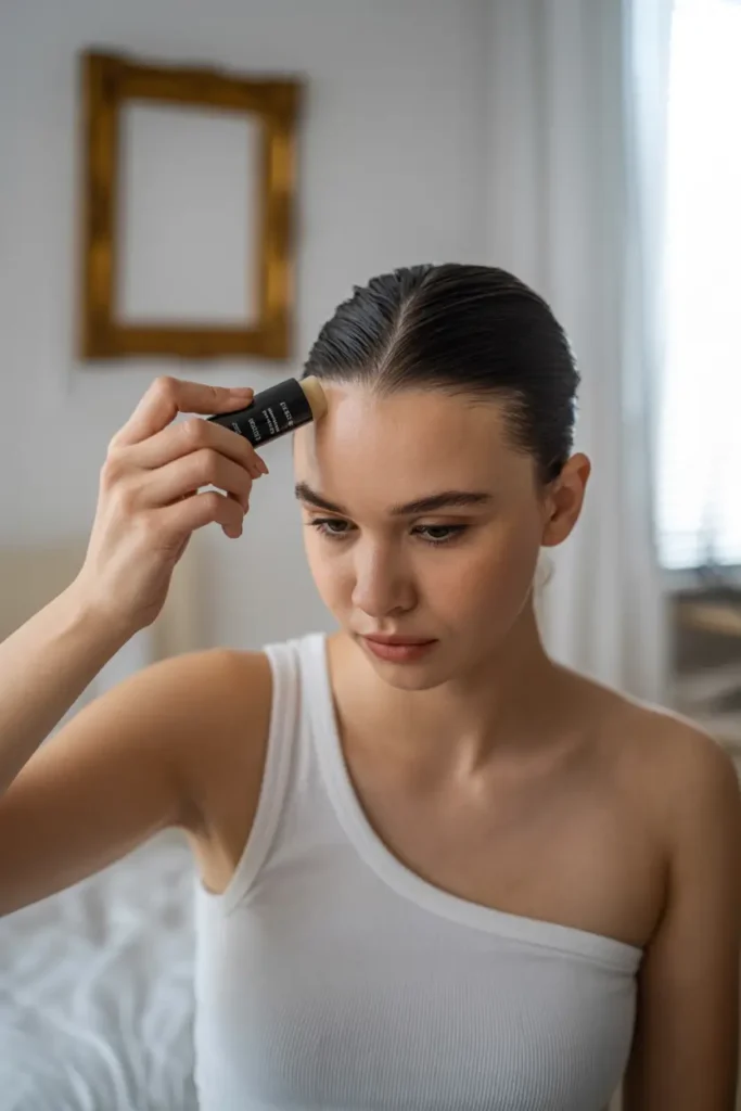 30 Easy Hairstyle Style Hacks for Every Hair Type 13 13. Use Lip Balm on Baby Hairs in a Rush