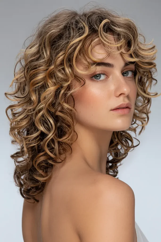 30 Layered Haircuts for More Volume and Style 14 14. Curly Layered Haircut