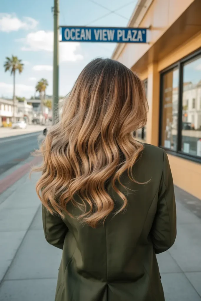 14. Dark Roots Strawberry Blonde