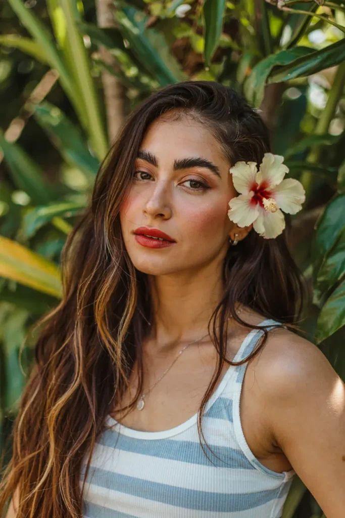 14. Polynesian Flower Tuck