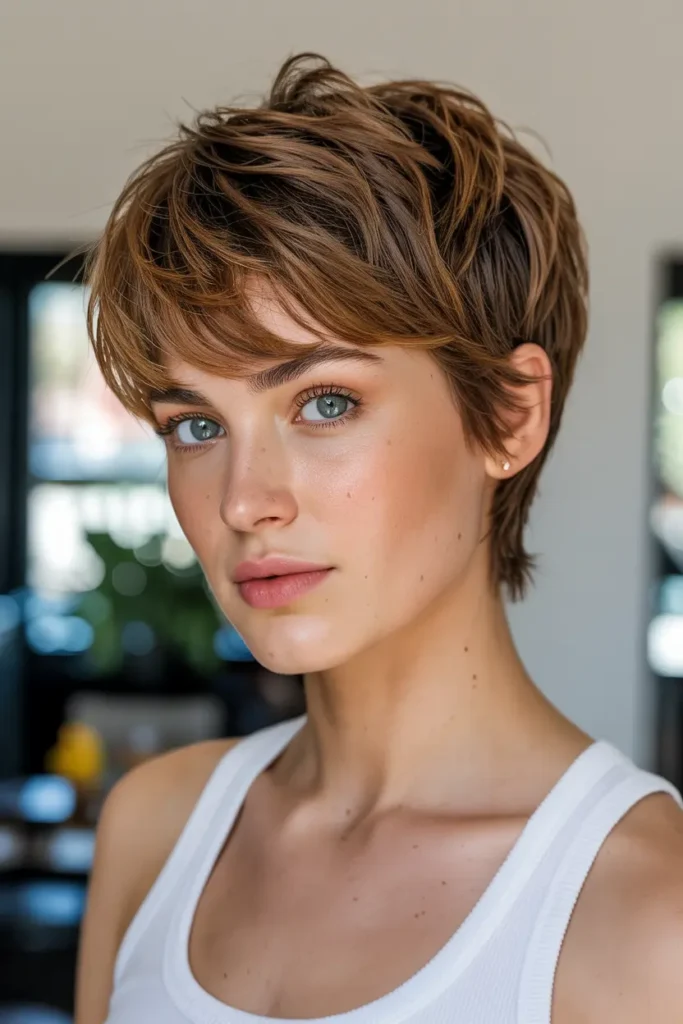 20 Pixie Cuts for All Face Shapes, Find Your Style 14 14. Shaggy Pixie Cut