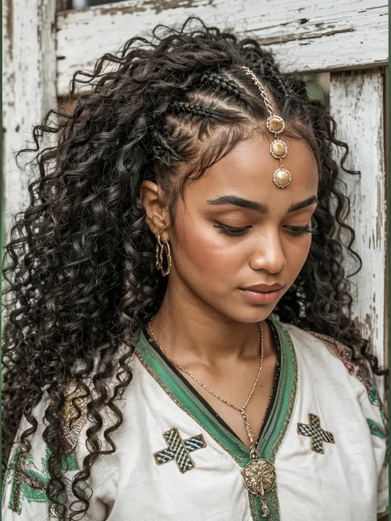 15. Ethiopian Shuruba Braids
