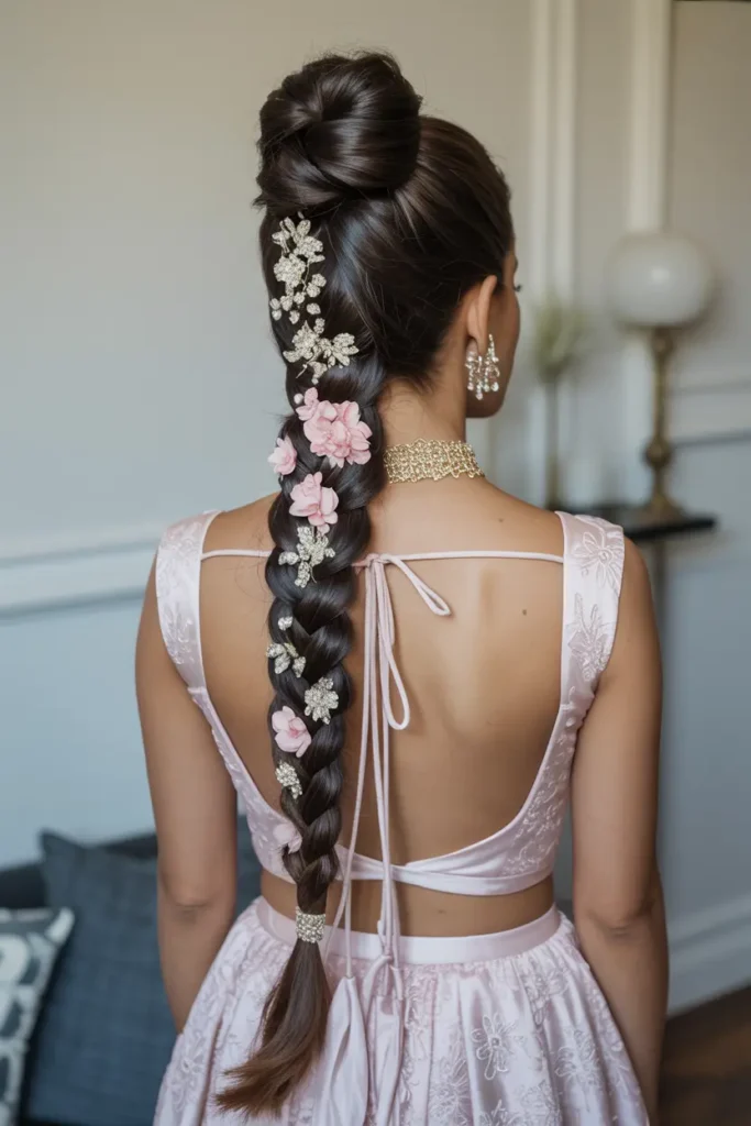 15. High Bun with Jada